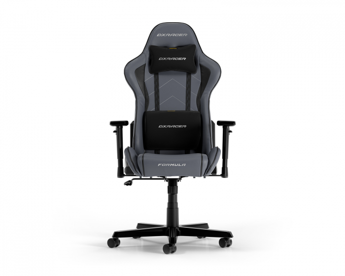 DXRacer FORMULA L Grey & Black PVC Leather