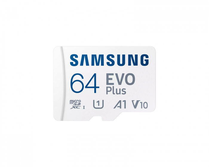 Samsung EVO Plus microSDXC 64GB & SD adapter - Flash Memory Card