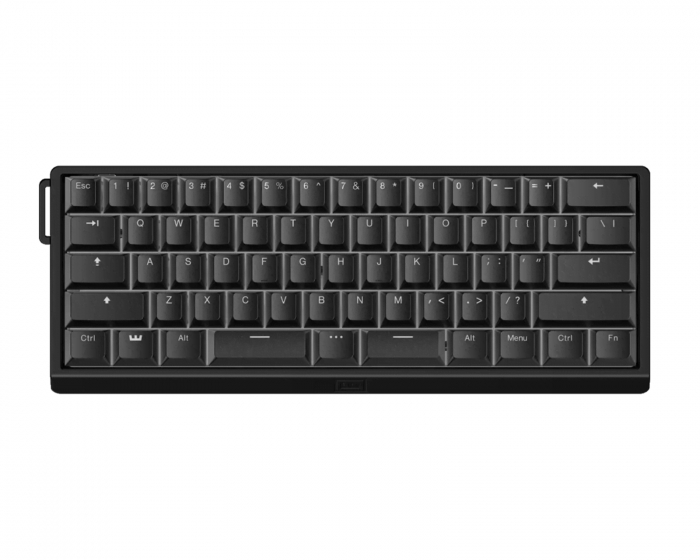 Wooting 60HE V2 Keyboard - ANSI Split Spacebar - Black Aluminum
