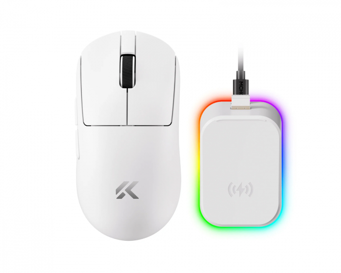 MCHOSE A7 V2 Ultra Plus Wireless Mouse - White