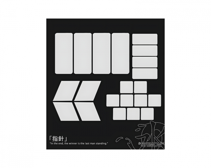 Mizu Works Shimon Grips - DIY Pre-Cut - White