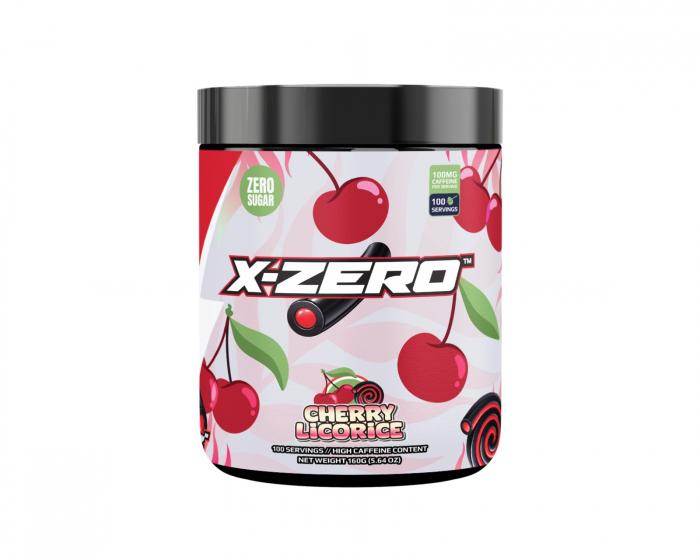 X-Gamer X-Zero Cherry Licorice - 100 Servings