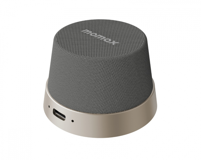 Momax 1-Vibe Go Magnetic Wireless speaker -Titanium