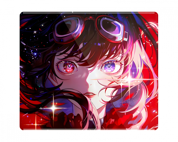ATK Tempered Glass Mousepad - Crimson