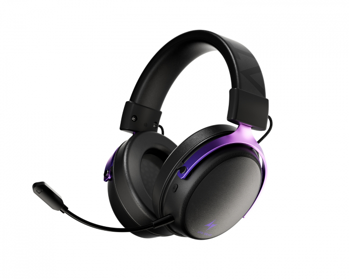 ATK N9 Ultra Wireless Gaming Headset - Black/Purple