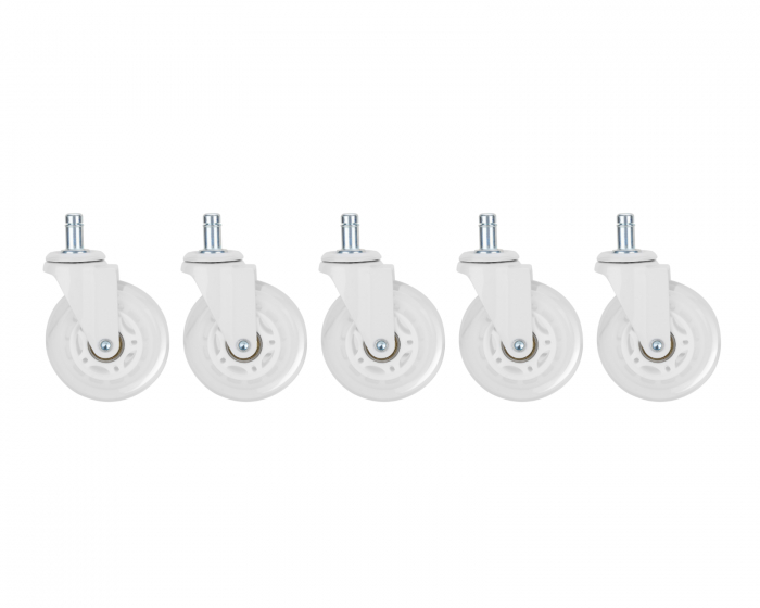 MaxMount Wheels for Chair 3″ Universal - White