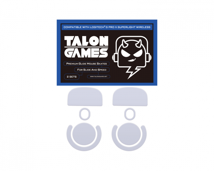 TalonGames Mouse Skates for Logitech G PRO X SUPERLIGHT Wireless (Rounded)