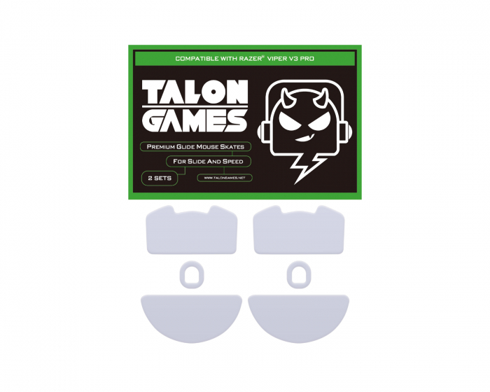 TalonGames Mouse Skates for Razer Viper V3 Pro (Rounded)