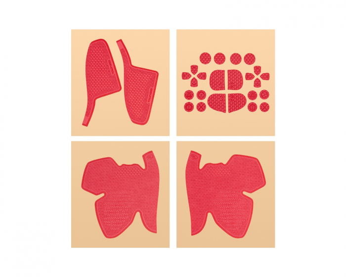 TalonGames Controller Grip Tape for PS5 DualSense Controller - Ultra Version - Red