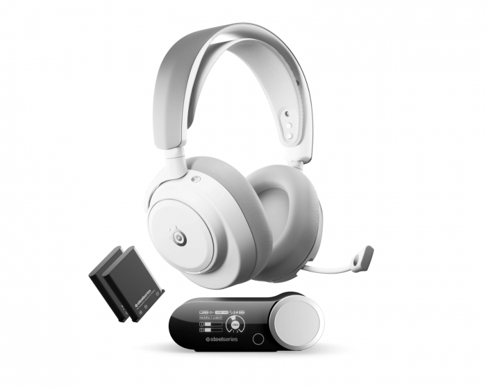 SteelSeries Arctis Nova Pro Wireless Gaming Headset - Omni White