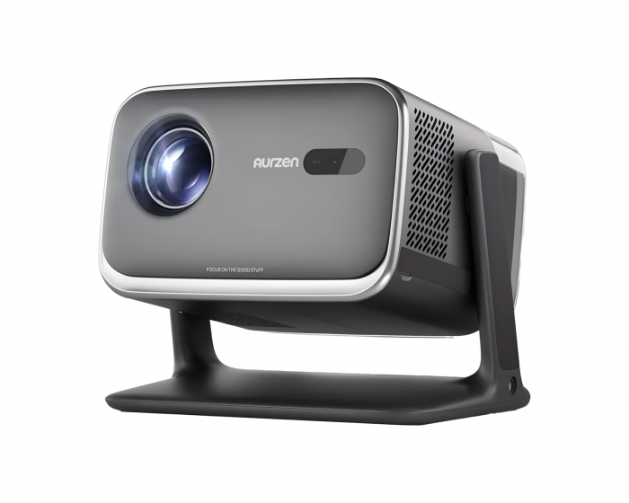 Aurzen Boom Mini Projector with Carrying Bag