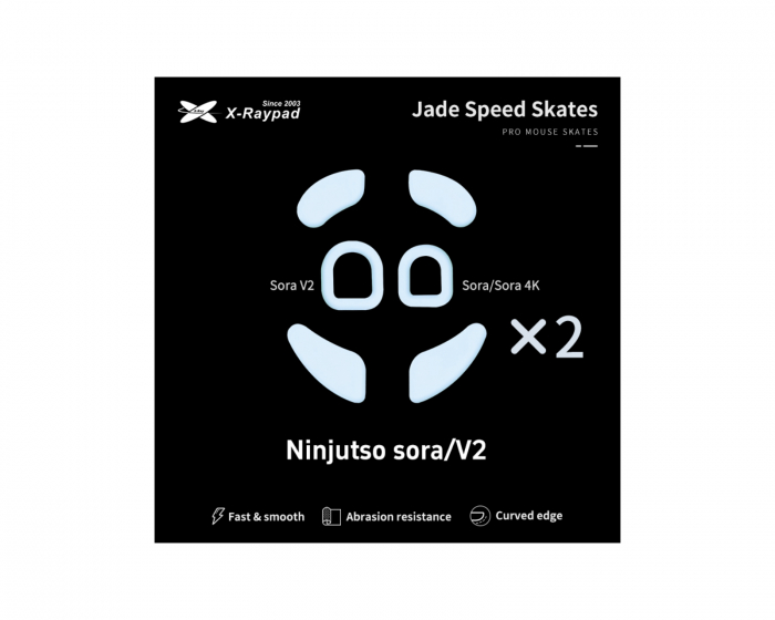 X-raypad Jade Mouse Skates for Ninjutso Sora / 4K / Sora V2