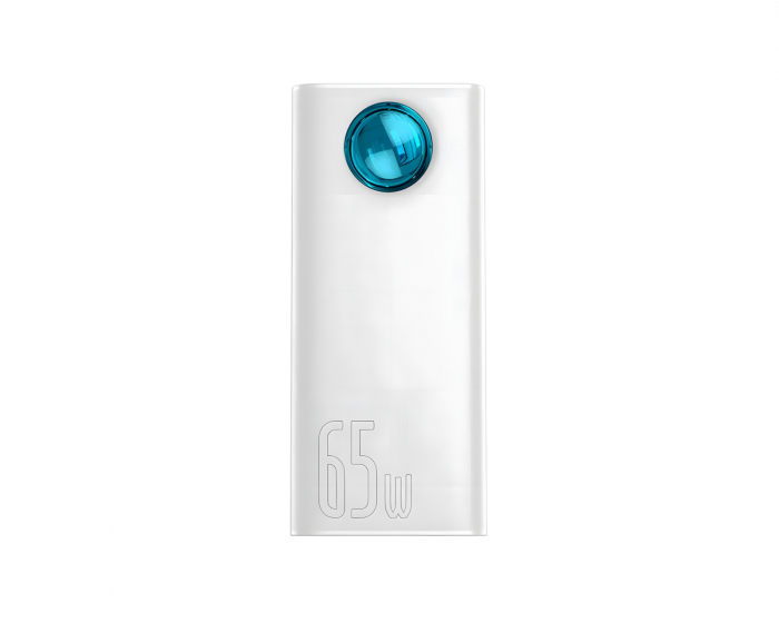 Baseus Amblight Powerbank 30000mAh, 4xUSB Ports, USB-C, 65W - White