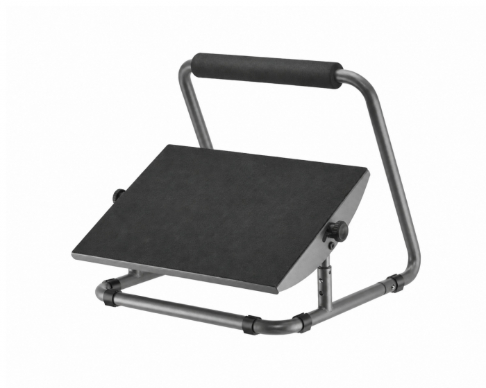MaxMount Adjustable Foot Rest with Tiltable Function - Space Gray