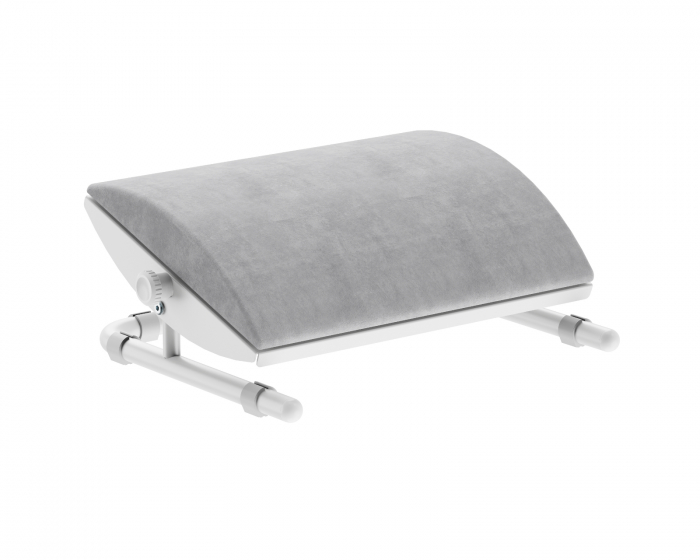 MaxMount Adjustable Foot Rest - White/Gray