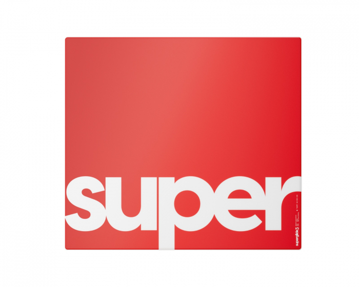 Superglide Glass Mousepad v3 XLE - Type-S - Red