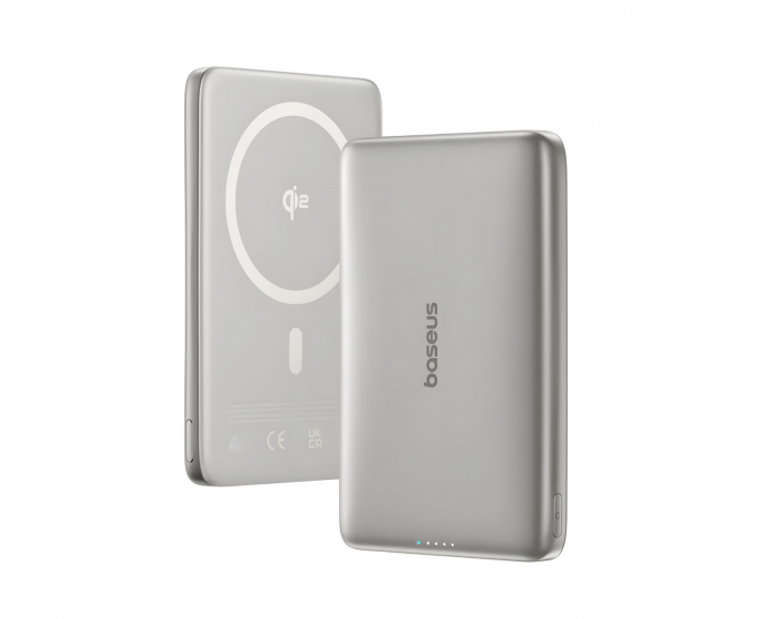 Baseus PicoGo AM41 Ultra-Slim Qi2 Magnetic Power Bank 27W 10000mAh - Titanium