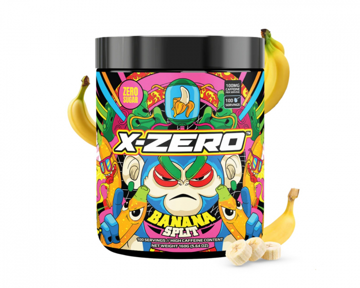 X-Gamer X-Zero Banana split - 100 Servings
