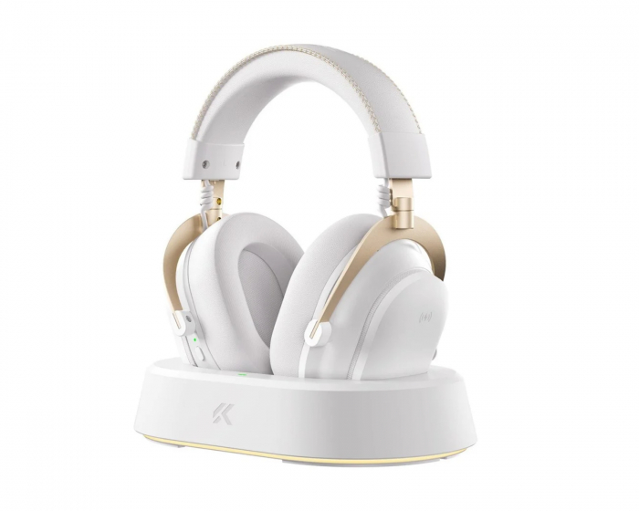 MCHOSE V9Turbo Wireless Headset - White Gold