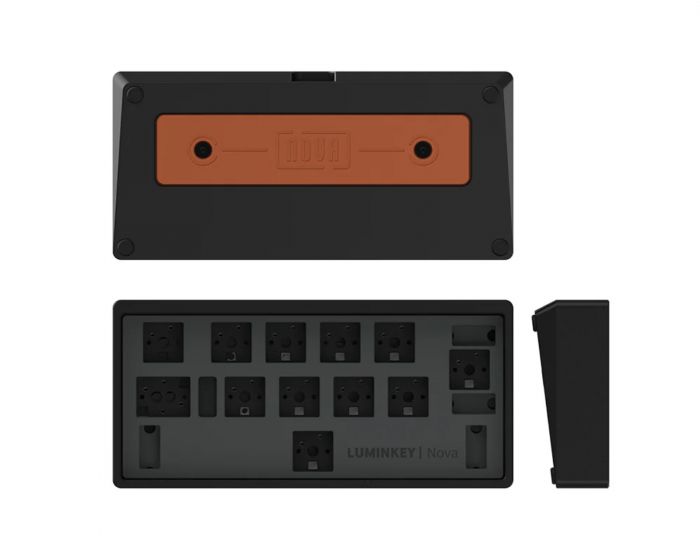 Luminkey Nova Mini 12-Key Tri-Mode Macro Pad (Barebone) - Black