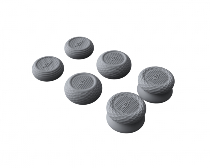 Funlab Universal Controller Thumb Grip Caps - Silver White