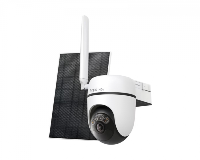 TP-Link Tapo C615G KIT Solar-Powered Pan/Tilt 4G LTE Security Camera Kit