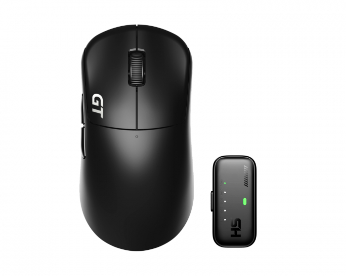 RAWM Leviathan V4 GT Dual 8K Wireless Gaming Mouse Hyper Click - Matte Black