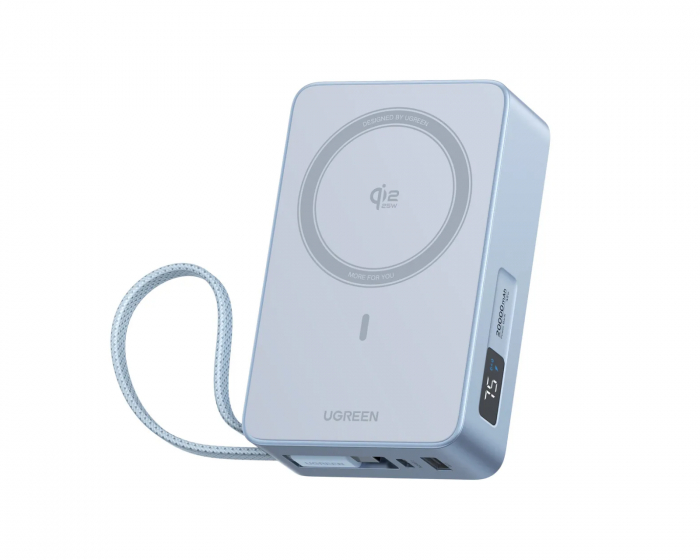UGREEN MagFlow Qi2.2 25W Magnetic Wireless Power Bank 20000mAh