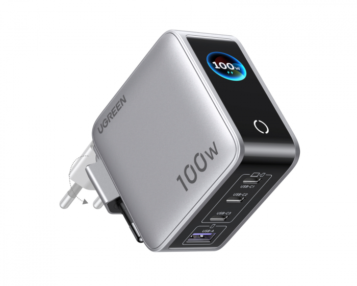 UGREEN Nexode 5-Port Pro Charger with Smart Display 100W