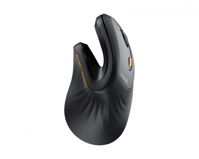 ProtoArc EM11 NL Ergonomic Vertical Mouse - Black/Orange
