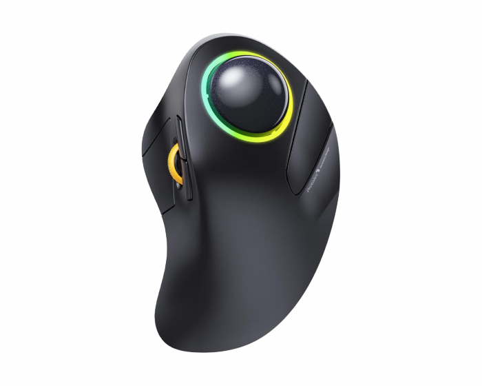 ProtoArc EM03 Advanced Wireless RGB Trackball Mouse - Black