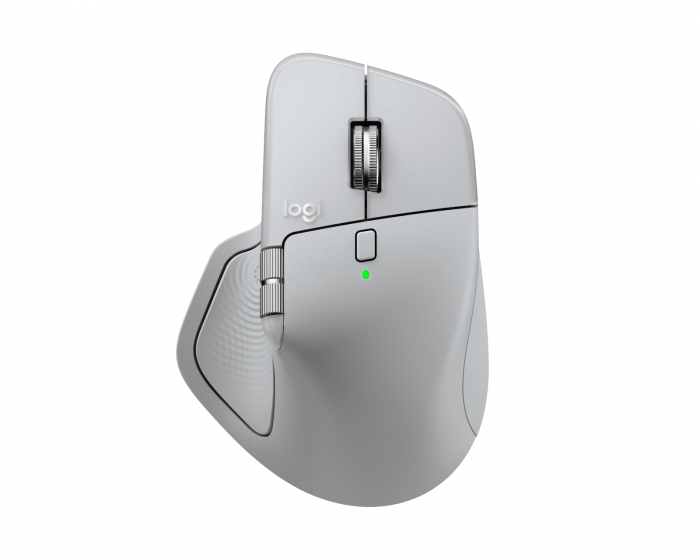 Logitech MX Master 4 Ergonomic Wireless Mouse - Pale Grey
