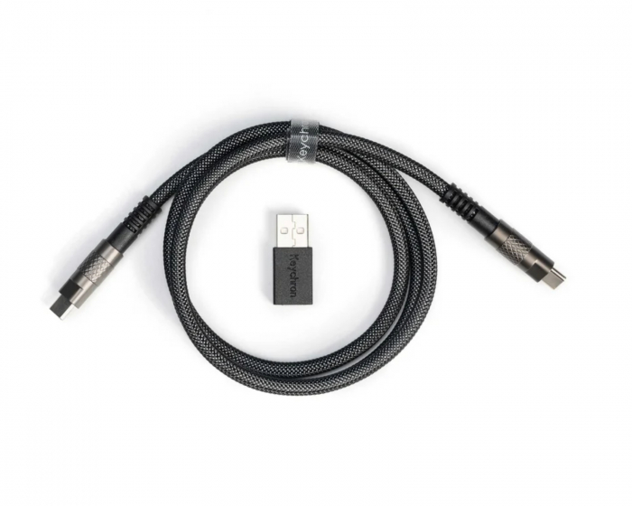 Keychron Double-Sleeved Geek Cable 8K Black