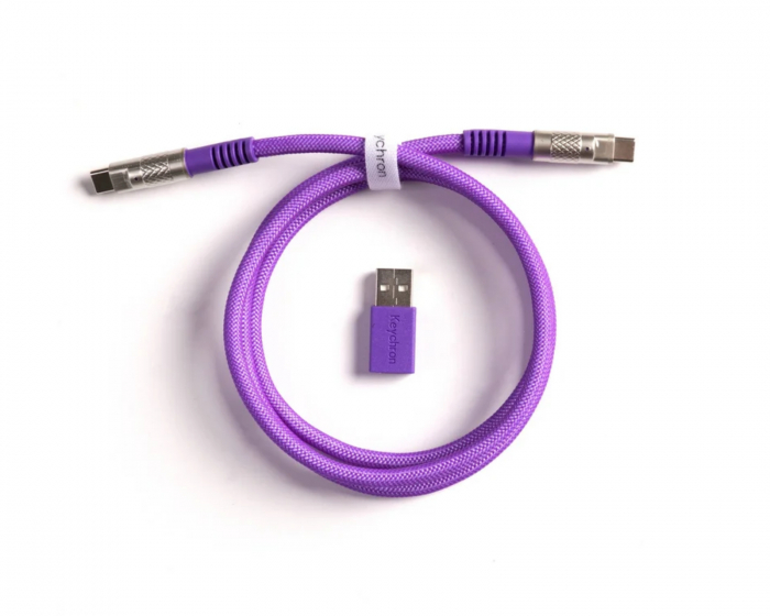 Keychron Double-Sleeved Geek Cable 8K - Purple