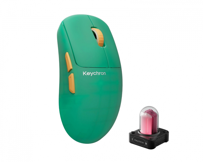 Keychron G6 HE 8K Wireless Gaming Mouse - Frosted Mint