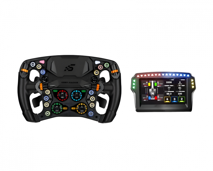 Simagic Zeus Formula Steering Wheel + Magic dash 4