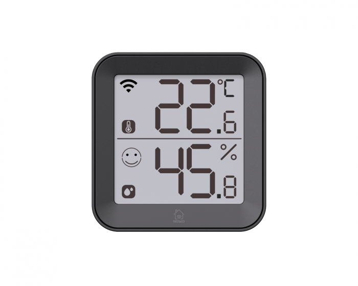 Deltaco Smart Home Smart Thermo-Hygrometer - Temperature and Humidity