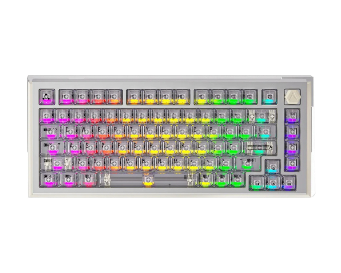 DrunkDeer A75Ultra - 75% Magnetic ANSI Keyboard [QIAN] - Silver White