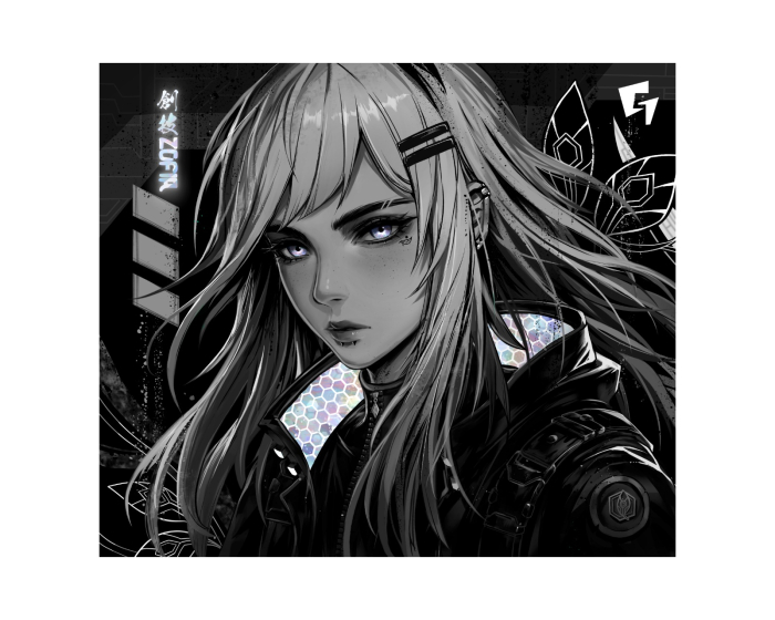 GLSSWRKS Iridescent Zofia Glass Mousepad - Limited Edition