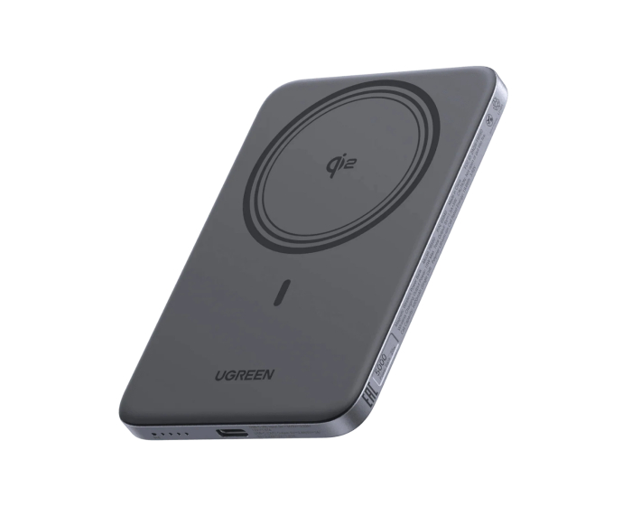 UGREEN MagFlow Air Magnetic Wireless Power Bank 5000mah 20W - Space Gray