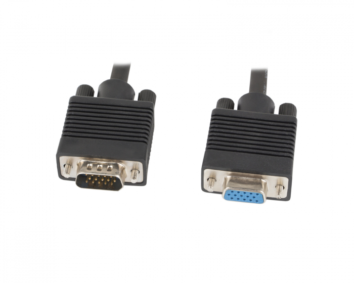 Lanberg VGA (Male) to VGA (Female) Extension Cable 1.8 Meter