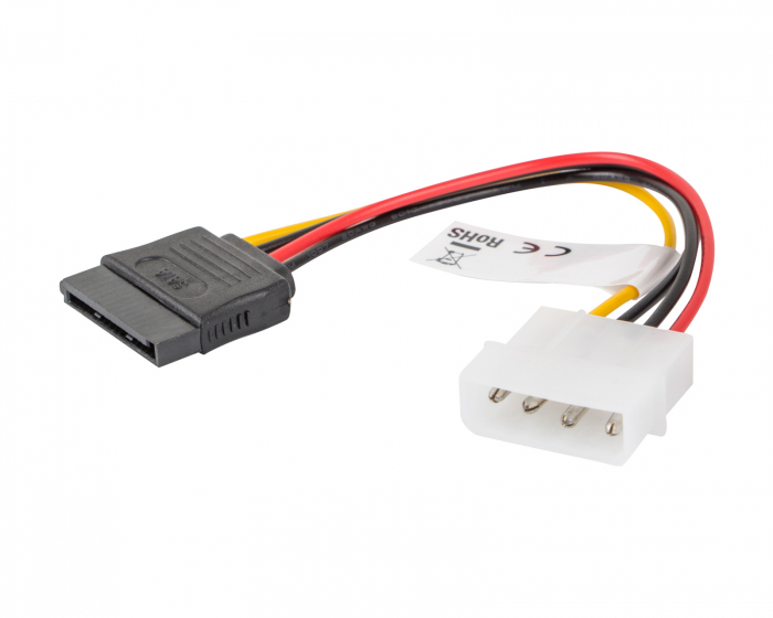 Lanberg Molex (Male) to SATA (Female) Cable 15cm