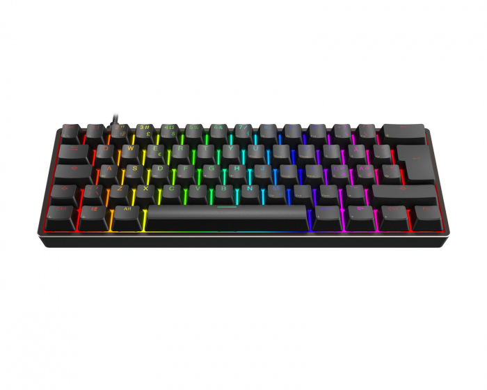 MaxMount Aeon RGB Hotswap PBT Gaming Keyboard [Gateron Optical Green] - Black (DEMO)