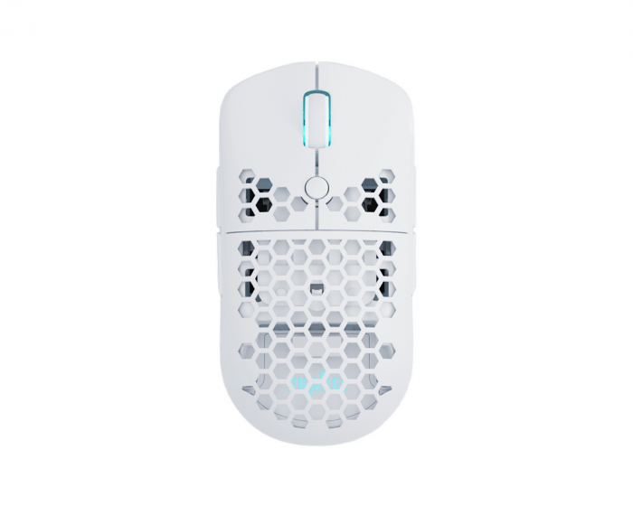 Pwnage Ultra Custom Ambi Wireless Gaming Mouse - Honeycomb - White (DEMO)