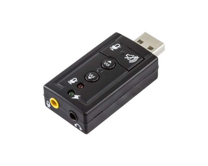 Deltaco USB Soundcard 7.1 2x 3,5mm (DEMO)