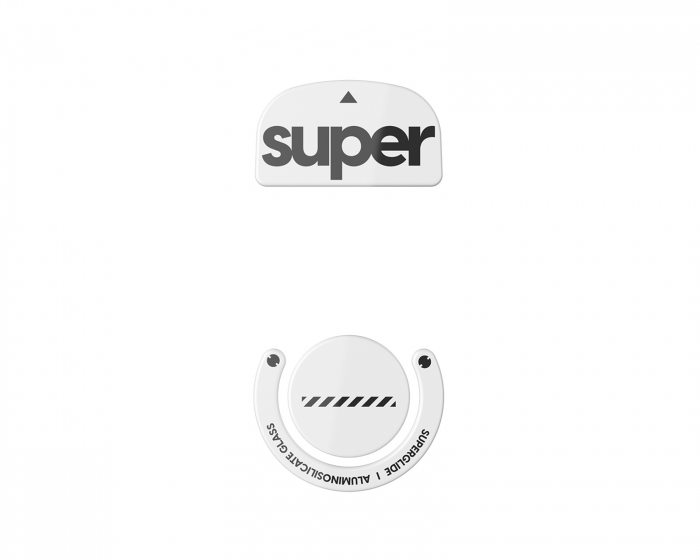 Superglide Version 2 Glass Skates for Logitech G Pro X Superlight - White (DEMO)
