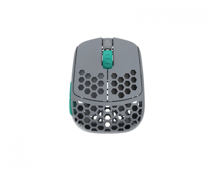 G-Wolves HSK Pro 4K Wireless Mouse Fingertip - Grey/Green (DEMO)
