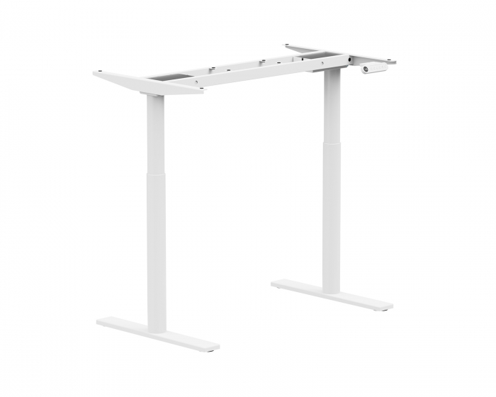 MaxMount Premium Desk Frame Height Adjustable - Dual Electric Motor - White (DEMO)