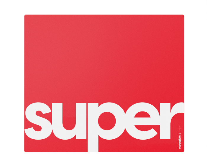 Superglide Glass Mousepad v2 - XL - Red (DEMO)