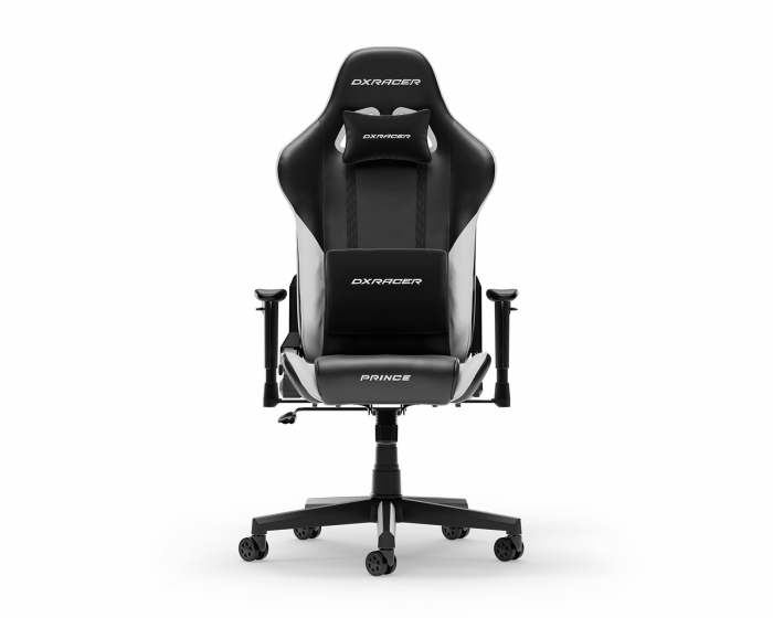 DXRacer PRINCE Gaming Chair Black & White PVC Leather L (DEMO)